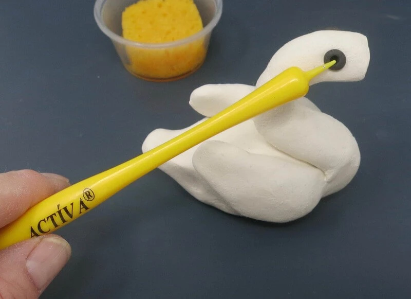 Serene Swan using Plus Clay